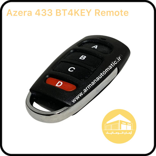 ریموت آزرایی ۴ دکمه ۴۳۳ بلوتوثی